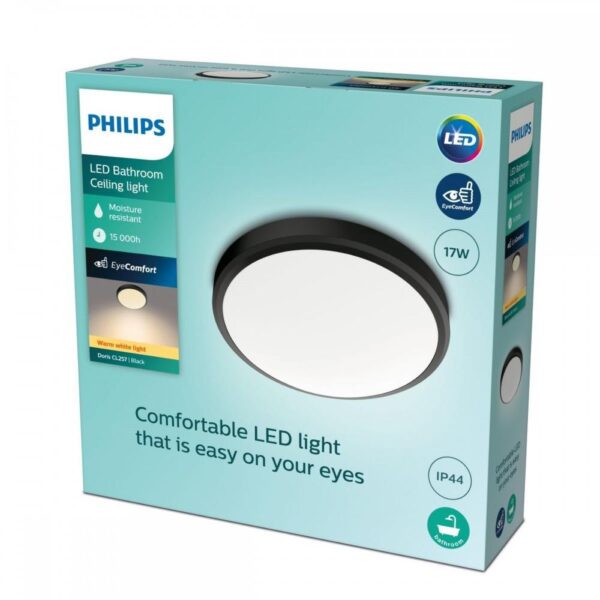 Plafoniera LED Philips Doris CL257, 17W, 1500 lm, lumina calda - Image 3