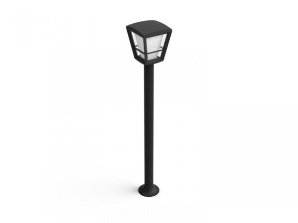 Stalp tip felinar LED RGB pentru exterior Philips Hue Econic,