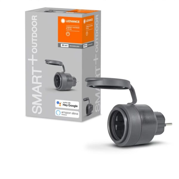 Priza inteligenta de exterior Ledvance SMART+ WiFi, 16A, 3680W, IP44,