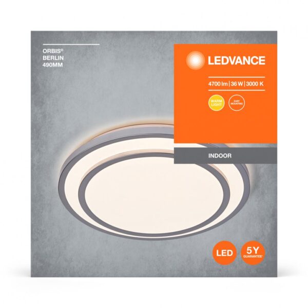 Plafoniera LED Ledvance Orbis Berlin 490, 36W, 4700 lm, lumina