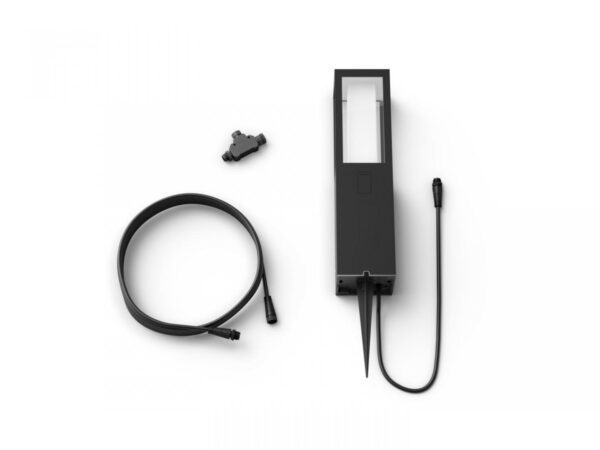 Stalp LED RGB pentru exterior Philips Hue Impress, 2x8W (2x49W),