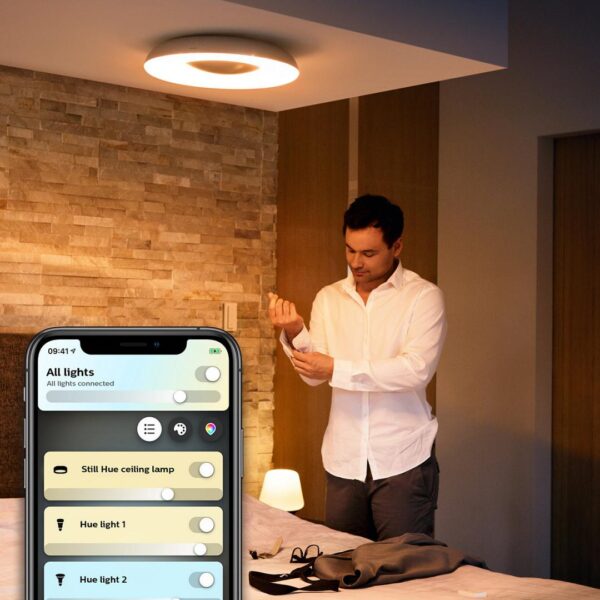 Plafoniera LED Philips Hue Still, Bluetooth, 27W (204W), 2400 lm, - Image 4