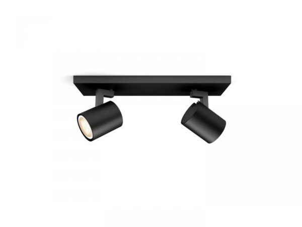 Spot LED Dublu Philips Hue Runner, Bluetooth, 2xGU10, 2x5.5W, 700