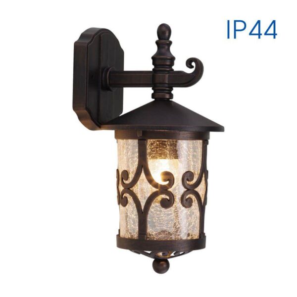 Aplica tip felinar Vivalux JARDIN DOWN, E27, max. 1x60W, IP44,