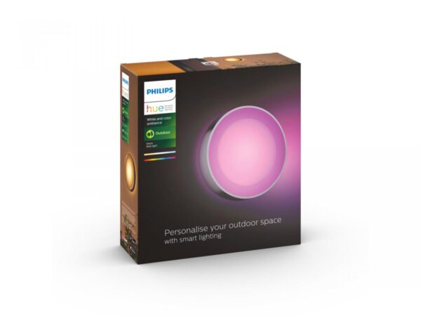 Aplica LED RGB pentru exterior Philips Hue Daylo, 15W (80W),