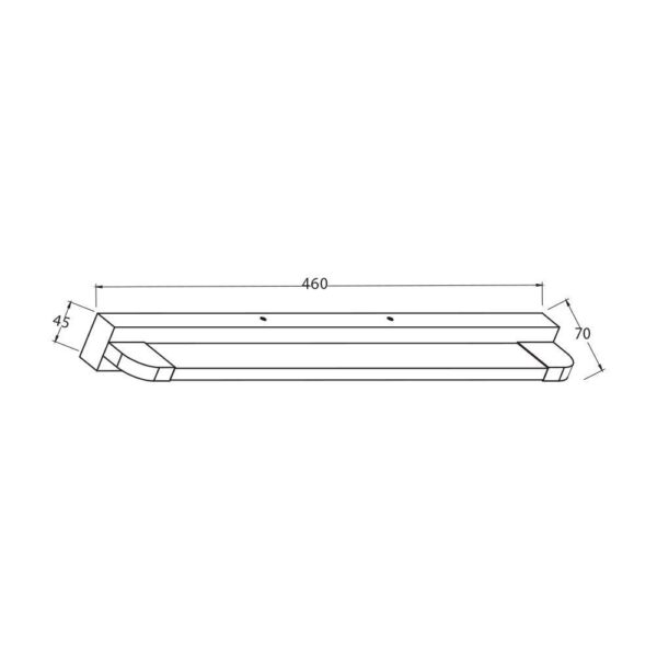 Aplica LED pentru baie Vivalux MODENA, 9W, 585 lm, lumina - Image 3