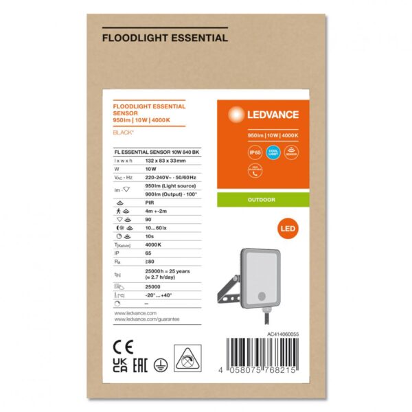 Proiector LED cu senzor de miscare si lumina Ledvance FLOODLIGHT