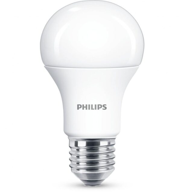 2 Becuri LED Philips A60, EyeComfort, E27, 12.5W (100W), 1521