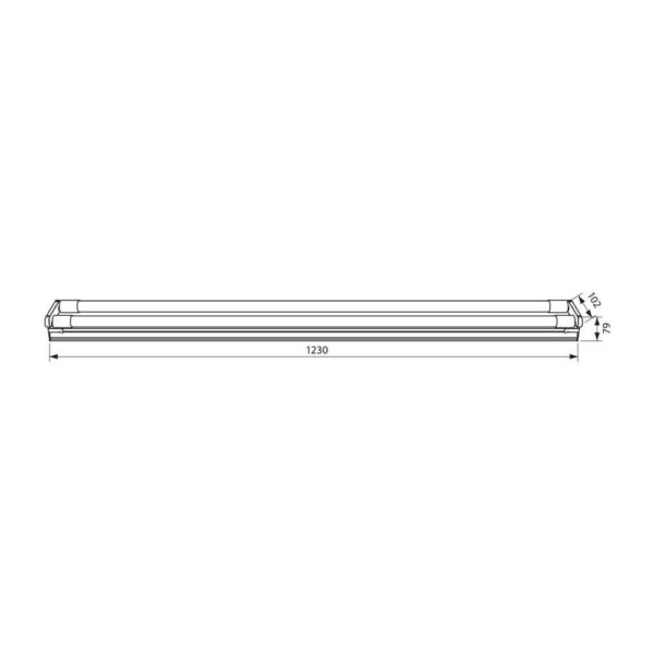 Aplica LED liniara Vivalux POLO, 2x18W, 3000 lm, lumina neutra - Image 3