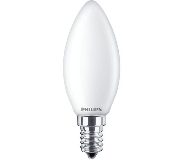Bec LED Philips Classic B35, EyeComfort, E14, 4.3W (40W), 470