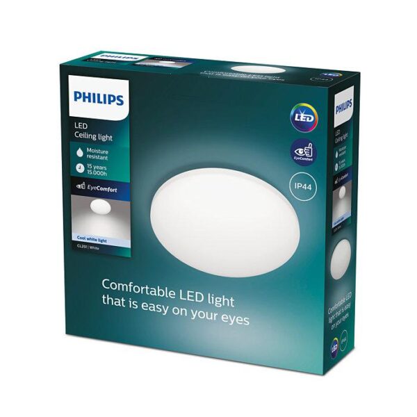 Plafoniera LED Philips CL251, 10W, 1050 lm, lumina neutra (4000K), - Image 3