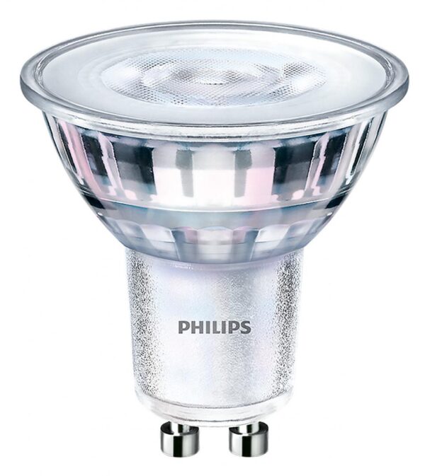 Bec LED Philips Classic, EyeComfort, GU10, 4.9W (65W), 460 lm,