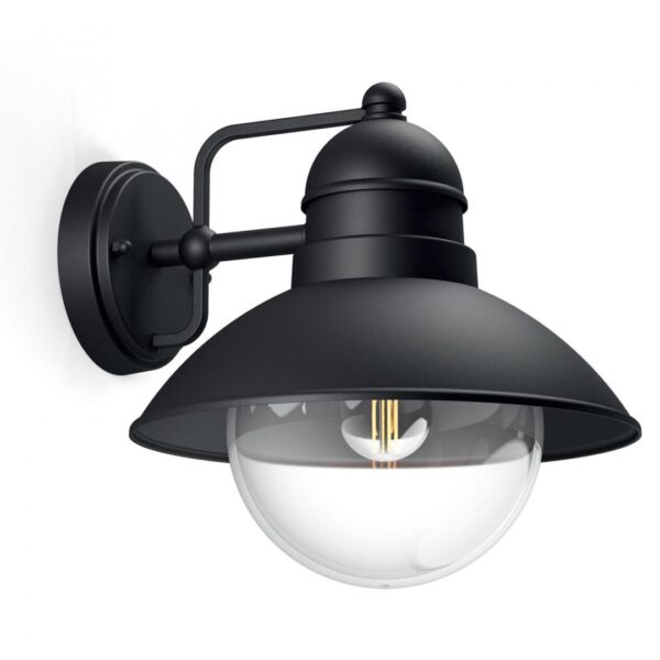 Aplica tip felinar pentru exterior Philips Hoverfly, 1xE27, max 60W,