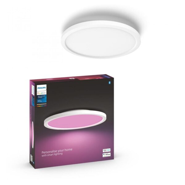 Plafoniera inteligenta LED RGB Philips Hue Surimu, Bluetooth, 40W, 2850 - Image 3