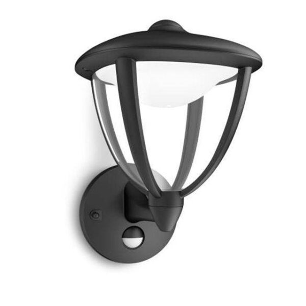 Aplica tip felinar LED pentru exterior cu senzor de miscare