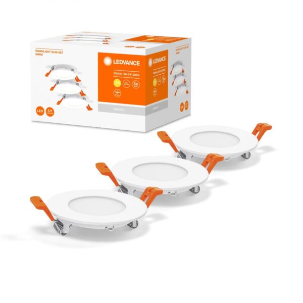 3 Spoturi LED incastrate Ledvance RECESS SLIM DOWNLIGHT, 3x4.5W, 3x240