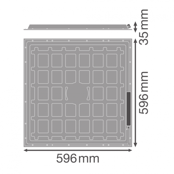 Panou LED Ledvance PANEL Essential, 36W, 3850 lm, lumina neutra - Image 3