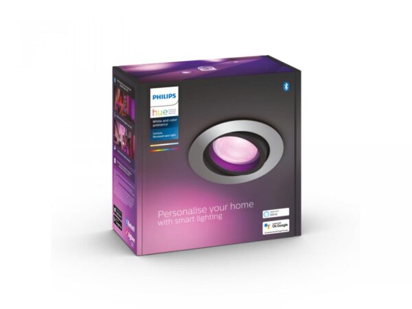 Spot LED RGB incastrat Philips Hue Centura, Bluetooth, GU10, 5.7W, - Image 4
