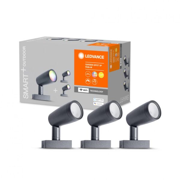 3 Spoturi LED RGB pentru exterior cu spike Ledvance SMART+ - Image 4