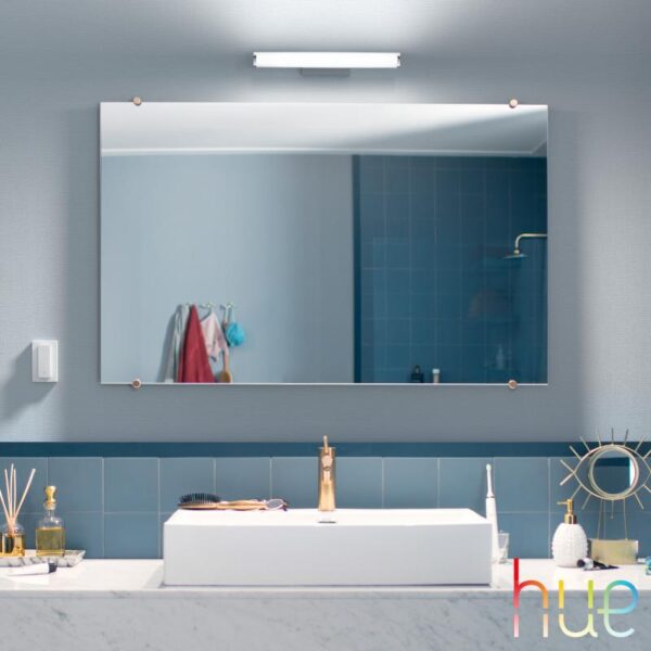 Aplica LED pentru oglinda din baie Philips Hue Adore, Bluetooth,
