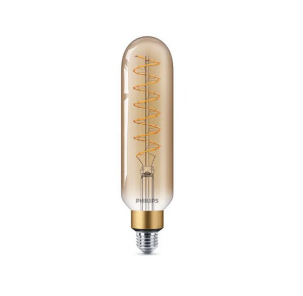 Bec LED vintage (decorativ) Philips Classic Gold Giant T65, EyeComfort, - Image 3