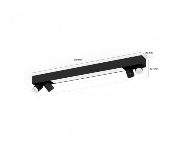Plafoniera LED RGB Philips Hue Centris, Bluetooth, cu 4xGU10, 4x5.7W - Image 3