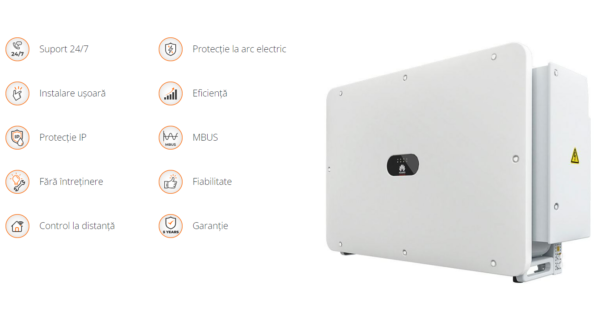 Three-phase On Grid inverter Huawei SUN2000-100KTL-M2, WLAN, 4G, 100 kW