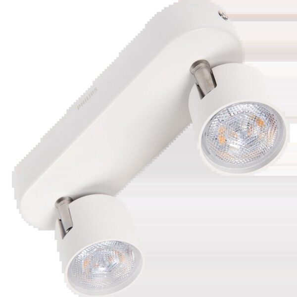 Spot LED Dublu Philips myLiving Star, 2x4.5W, 1000 lm, lumina