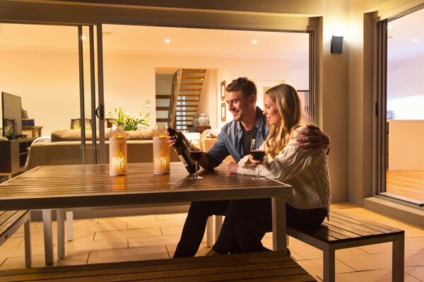 Aplica LED RGB pentru exterior Ledvance SMART+ Wifi Curve Wall,