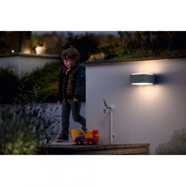 Aplica pentru exterior Philips Hedgehog, 1xE27, max 42W, IP44, 182x160x91mm,