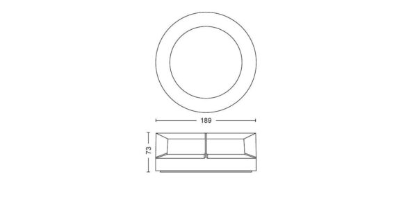 Aplica LED pentru exterior Philips Actea, 12W (83W), 176V, 1200 - Image 3