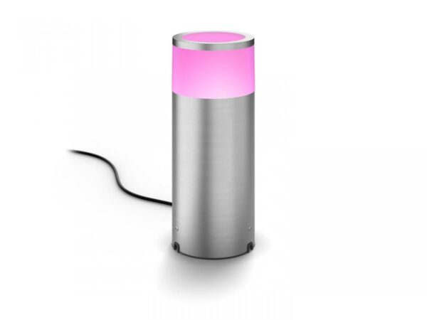 Stalp LED RGB pentru iluminat exterior Philips Hue Calla, 8W