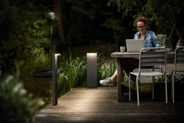 Stalp LED pentru iluminat exterior Philips Bustan, 2x4.5W (70W), 1000 - Image 3