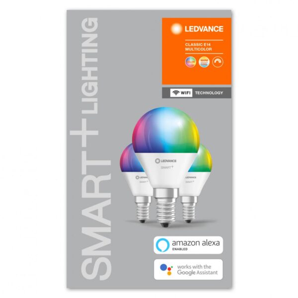 3 Becuri LED RGB inteligent Ledvance SMART+ WiFi Mini Bulb - Image 4