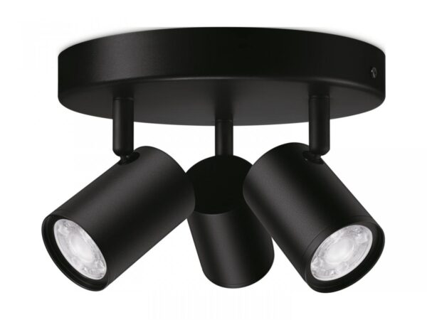 Spot LED RGB WiZ Imageo, Wi-Fi, Bluetooth, control vocal, 3xGU10, - Image 4