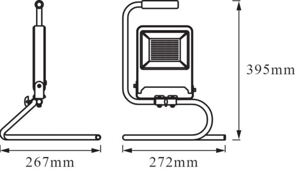 Proiector LED (lampa de lucru) Ledvance Worklight S-Stand, 50W, 220-240V, - Image 4