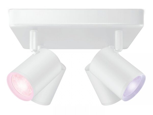 Spot LED RGB WiZ Imageo SQ, Wi-Fi, Bluetooth, control vocal,