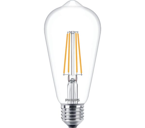 Bec LED Philips Classic ST64, EyeComfort, E27, 7W (60W),806 lm,