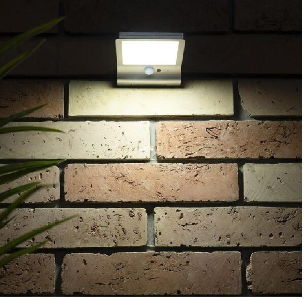 Aplica LED pentru exterior, solara cu baterie Li-ion, cu senzor - Image 3
