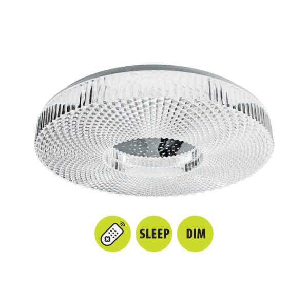 Plafoniera LED Vivalux ARIA, 75W, 3000-6400 lm, lumina alba (3000-6400K),
