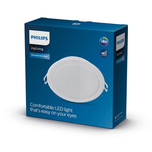 Spot LED incastrat Philips Meson, 12.5W, 900 lm, lumina calda - Image 4