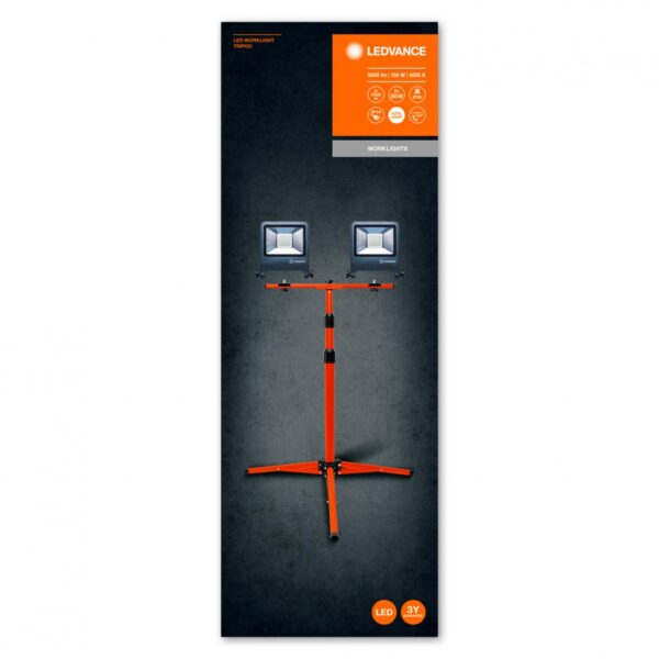2 Proiectoare LED (lampa de lucru) cu stativ Ledvance Worklight