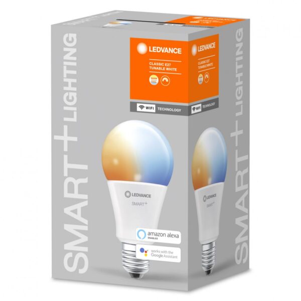 Bec LED inteligent Ledvance SMART+ WiFi Classic Tunable White A, - Image 5