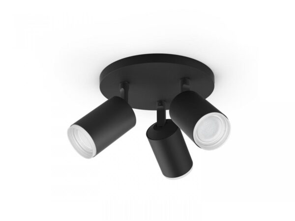 Spot LED RGB Triplu Philips Hue Fugato, Bluetooth, 3xGU10, 3x5.7W, - Image 5