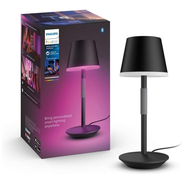 Lampa LED RGB Philips Hue Go, Bluetooth, cu acumulator, 6W, - Image 3