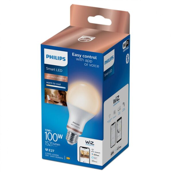 Bec LED inteligent Philips Bulb A67, Wi-Fi, Bluetooth, E27, 13W - Image 3