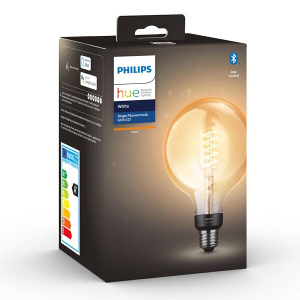 Bec LED inteligent vintage (decorativ) Philips Hue Filament Globe G125, - Image 6