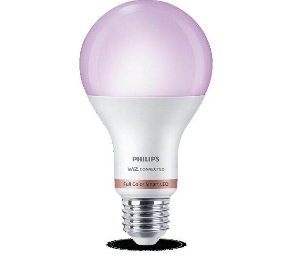 Bec LED RGB inteligent Philips Bulb A67, Wi-Fi, Bluetooth, E27,