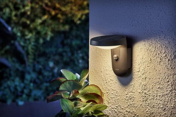 Aplica LED solara pentru exterior cu senzor de lumina si - Image 4
