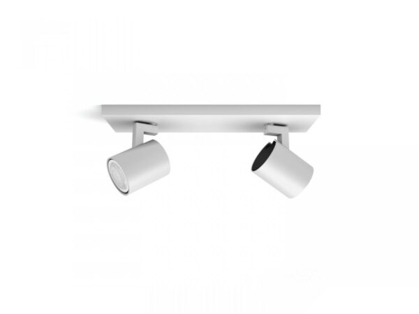 Spot LED Dublu Philips Hue Runner, Bluetooth, 2xGU10, 2x5.5W, 700 - Image 4